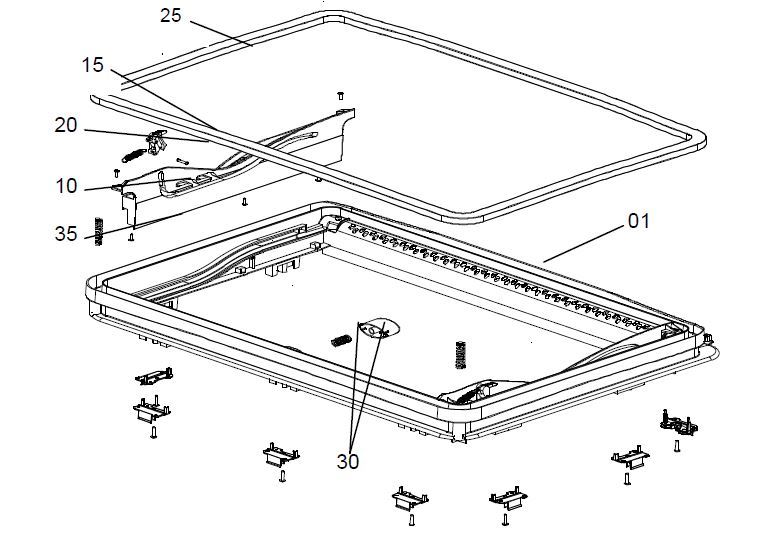 MIDI HEKI EXTERIOR WITH BAR Leisure Spares